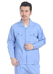 純色夏季長袖工裝定制價格